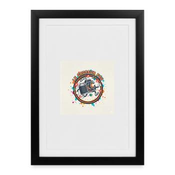 The Mad Cameraman Laughing Camera - Framed poster (27 × 37 cm) - black - Front