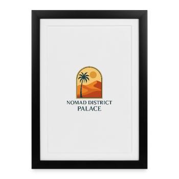 NDP 001 - Affiche encadrée (27 × 37 cm) - noir - Devant