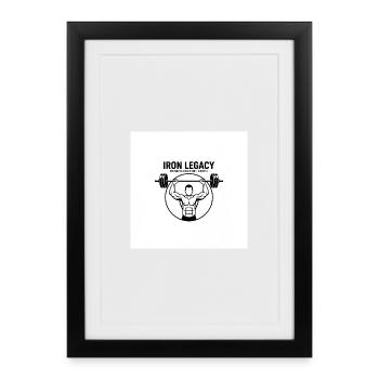 IRON_LEGACY SALLE - Affiche encadrée (27 × 37 cm) - noir - Devant