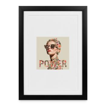 Superwoman - Affiche encadrée (27 × 37 cm) - noir - Devant