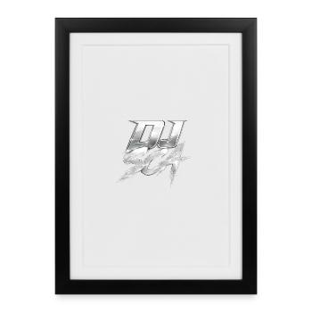 DJ SCA Bright Silver - Framed poster (27 × 37 cm) - black - Front