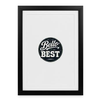 Bello Da Best: Vintage Badge - Framed poster (27 × 37 cm) - black - Front