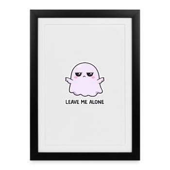 Get out of my way spirit - Framed poster (27 × 37 cm) - black - Front