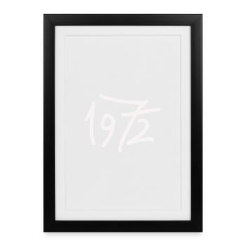 Year of birth 1972 - Framed poster (27 × 37 cm) - black - Front