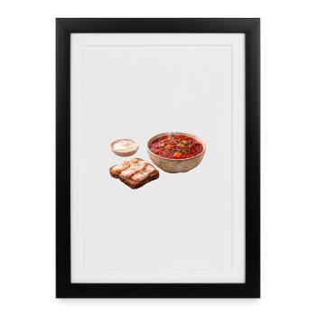 Borsch - Framed poster (27 × 37 cm) - black - Front