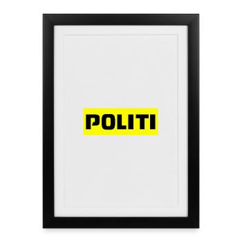 police - Framed poster (27 × 37 cm) - black - Front