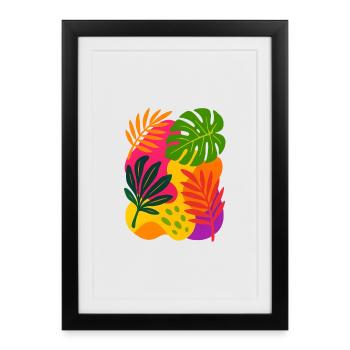 Tropical Rush - Framed poster (27 × 37 cm) - black - Front