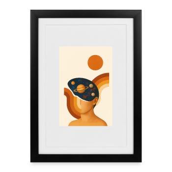 Abstract Genius - Framed poster (27 × 37 cm) - black - Front