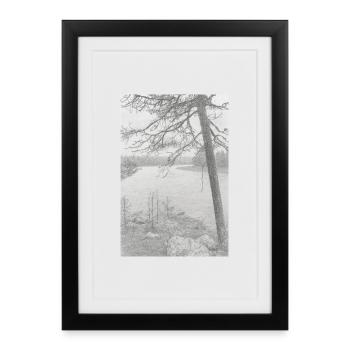 Nature - Framed poster (27 × 37 cm) - black - Front