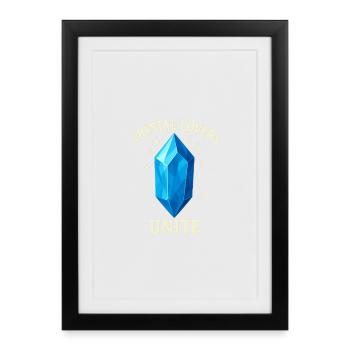 Crystal Love - Framed poster (27 × 37 cm) - black - Front