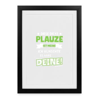Humorous Saying Graphic for Friends - Framed poster (27 × 37 cm) - black - Front