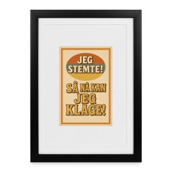 fichier_00000000ce146243972011e62d23e543 - Affiche encadrée (27 × 37 cm) - noir - Devant