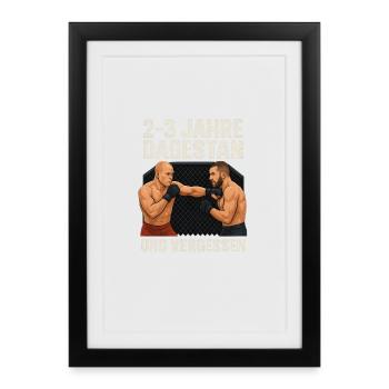 2-3 ans Daghestan et oubliés - Affiche encadrée (27 × 37 cm) - noir - Devant