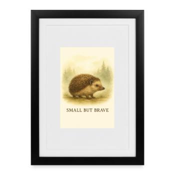 Little Spine Hero - Framed poster (27 × 37 cm) - black - Front