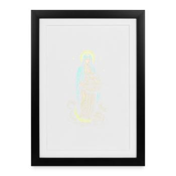 Stella Maris - Framed poster (27 × 37 cm) - black - Front