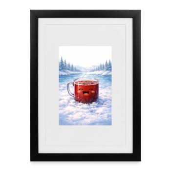Gifts of the Far North - Mors - Framed poster (27 × 37 cm) - black - Front