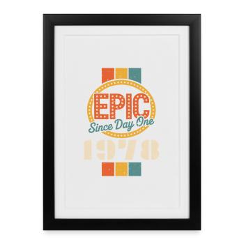 Legendary since 1978 - Framed poster (27 × 37 cm) - black - Front
