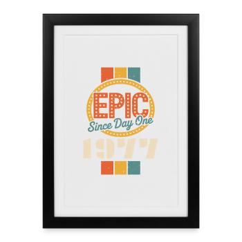 Legendary since 1977 - Framed poster (27 × 37 cm) - black - Front