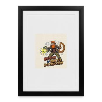 Weapon of Math Instruction - Framed poster (27 × 37 cm) - black - Front