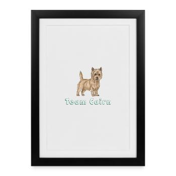 Team Cairn - Affiche encadrée (27 × 37 cm) - noir - Devant
