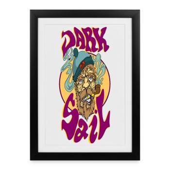 Ds - Framed poster (27 × 37 cm) - black - Front