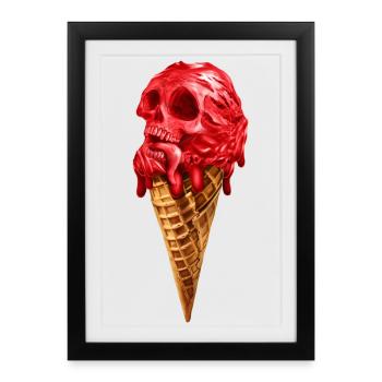 The Crunchy Vanilla Pain - Framed poster (27 × 37 cm) - black - Front