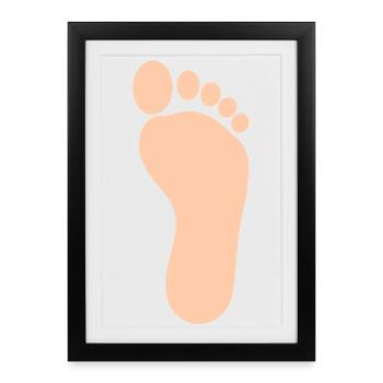 Foot Feet Podiatrist Podiatrist Podiatry - Framed poster (27 × 37 cm) - black - Front