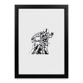 Streetfighter - Affiche encadrée (27 × 37 cm) - noir - Devant