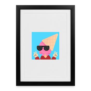 Cool Guy - Framed poster (27 × 37 cm) - black - Front