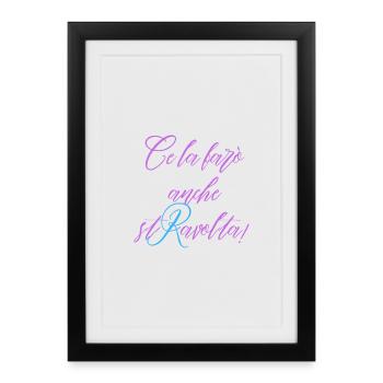 I'll also make it upset - Framed poster (27 × 37 cm) - black - Front