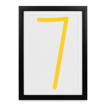 7 - Framed poster (27 × 37 cm) - black - Front