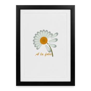 I love you to madness - Framed poster (27 × 37 cm) - black - Front