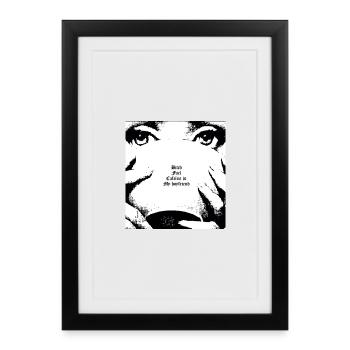 Drôle - Affiche encadrée (27 × 37 cm) - noir - Devant