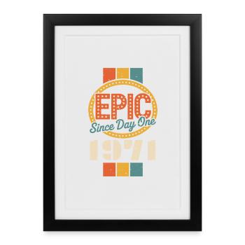 Legendary since 1971 - Framed poster (27 × 37 cm) - black - Front