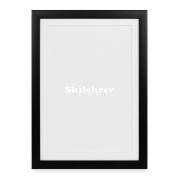 Pas moniteur de ski et toujours sexy - Affiche encadrée (27 × 37 cm) - noir - Devant