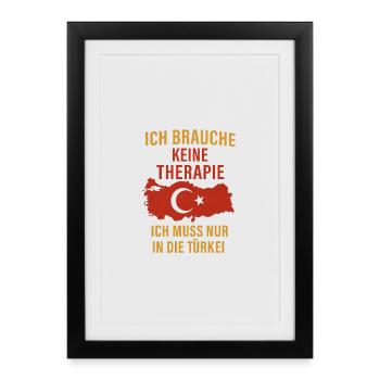 Spass - Gerahmtes Poster (27 × 37 cm) - Schwarz - Vorne