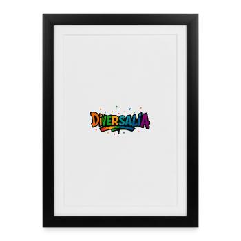 diversalia2026 - Affiche encadrée (27 × 37 cm) - noir - Devant
