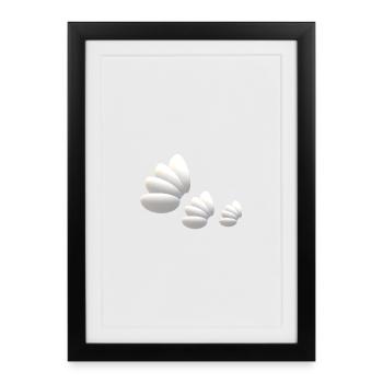 Flying Feathers... - Framed poster (27 × 37 cm) - black - Front
