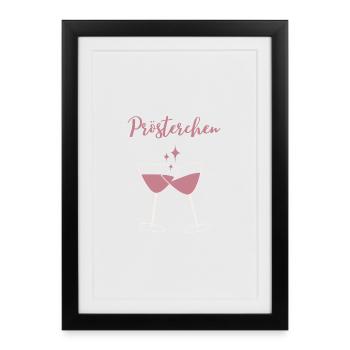Cheers - Framed poster (27 × 37 cm) - black - Front
