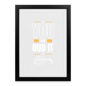You Can Do It - Framed poster (27 × 37 cm) - black - Front