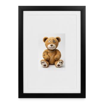 teddy - Affiche encadrée (27 × 37 cm) - noir - Devant