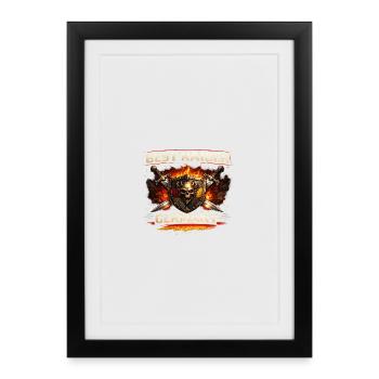 Best Raider Germany - Framed poster (27 × 37 cm) - black - Front