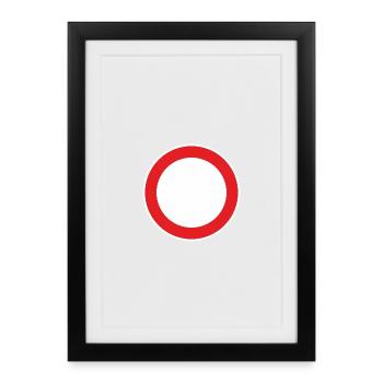 Homemade birthday shirt. Own year - Framed poster (27 × 37 cm) - black - Front