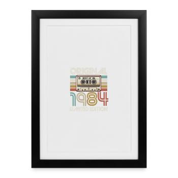Original 1984 Cassette Limited - Framed poster (27 × 37 cm) - black - Front