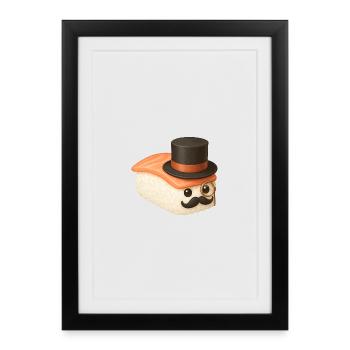 Nigiri Noble - Framed poster (27 × 37 cm) - black - Front