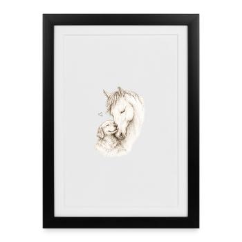 Gentle Souls - Framed poster (27 × 37 cm) - black - Front