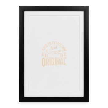 April 1973 – Legend of the Peaks and Mountains - Framed poster (27 × 37 cm) - black - Front