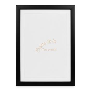 Crème de la Tontunmäki - Affiche encadrée (27 × 37 cm) - noir - Devant