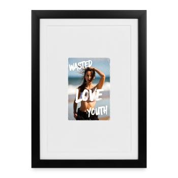 W*st*d Love Youth Beach Look - Framed poster (27 × 37 cm) - black - Front
