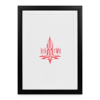 CROIX REDTWO - Affiche encadrée (27 × 37 cm) - noir - Devant